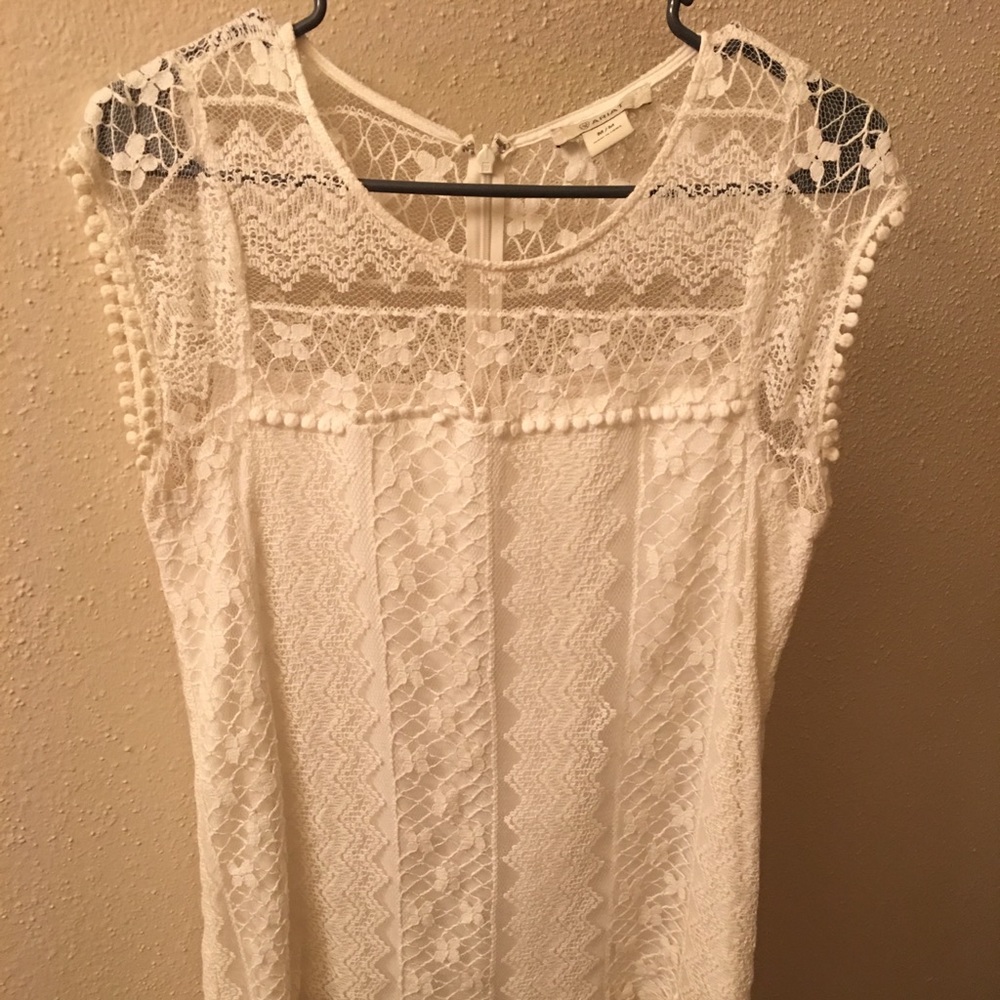 Ariat M white lace dress